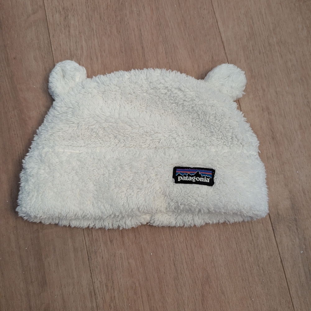 Patagonia White Baby Hat